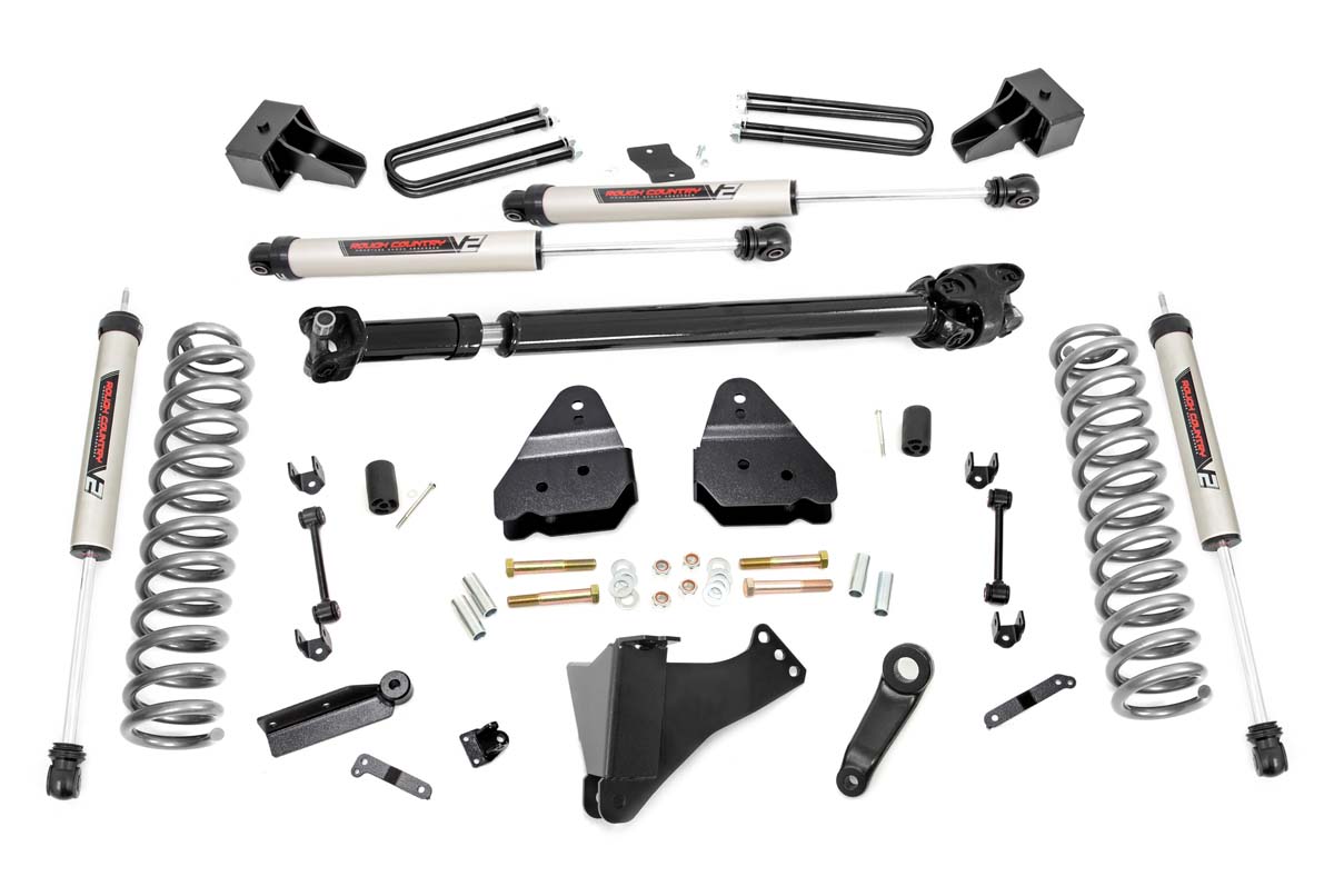 Ford F-350 Super Duty Suspension Lift Kit - Rough Country - V2 - '17-'22